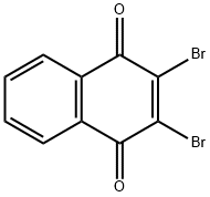 2,3-二溴-1,4-萘并醌 结构式