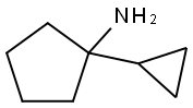Cyclopentanamine, 1-cyclopropyl- (9CI) 结构式