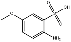 对氨基苯甲醚-3-磺酸 结构式