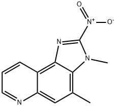 3,4-Dimethyl-2-nitro-3H-imidazo[4,5-F]quinoline 结构式