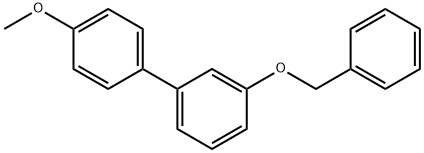 1-(苄氧基)-3-(4-甲氧基苯基)苯 结构式