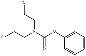 苯基 双(2-氯乙基)氨基甲酸酯 结构式