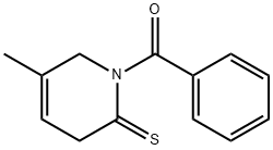 2(1H)-Pyridinethione,  1-benzoyl-3,6-dihydro-5-methyl-  (7CI,8CI) 结构式