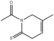 2(1H)-Pyridinethione,  1-acetyl-3,6-dihydro-5-methyl-  (7CI,8CI) 结构式