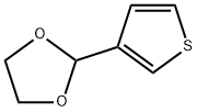 2-(3-噻吩基)-1,3-二氧戊环 结构式