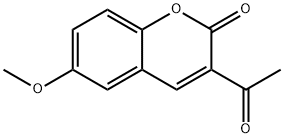 2H-1-Benzopyran-2-one, 3-acetyl-6-methoxy- 结构式