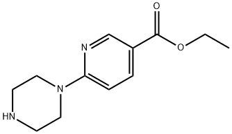 6-哌嗪-1-烟酸乙酯 结构式