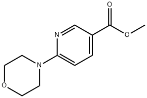 6-吗啉烟酸甲酯 结构式