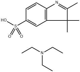 2,3,3-三甲基-5-磺酸基-3H-吲哚 结构式