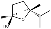 2-Furanol,tetrahydro-2,5-dimethyl-5-(1-methylethyl)-,trans-(9CI) 结构式