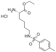 N-EPSILON-P-TOSYL-L-LYSINE ETHYL ESTER HYDROCHLORIDE 结构式