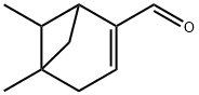 Bicyclo[3.1.1]hept-2-ene-2-carboxaldehyde, 5,6-dimethyl- (9CI) 结构式