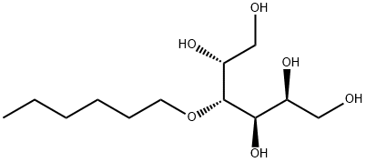 D-Glucitol, 4-O-hexyl- 结构式