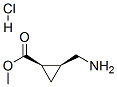 顺-2-(氨基甲基)环丙烷羧酸甲酯盐酸盐 结构式