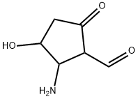 Cyclopentanecarboxaldehyde, 2-amino-3-hydroxy-5-oxo- (9CI) 结构式