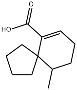 10-methyl spiro(4.5)dec-6-en-6-carboxylic acid 结构式