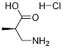 (R)-3-AMINO-2-METHYLPROPANOIC ACID-HCL 结构式