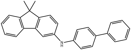 N-[1,1'-联苯]-4-基-9,9-二甲基-9H-芴-3-胺 结构式