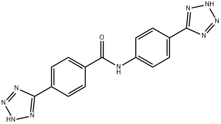 4-(1H-tetrazol-5-yl)-N-(4-(1H-tetrazol-5-yl)phenyl)benzamide 结构式