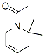 Pyridine, 1-acetyl-1,2,3,6-tetrahydro-2,2-dimethyl- (9CI) 结构式