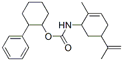5-isopropenyl-2-methyl-1-(N-(2-phenylcyclohexyloxycarbonyl)amino)-2-cyclohexene 结构式