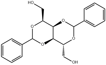 2-O,4-O:3-O,5-O-Dibenzylidene-D-glucitol 结构式