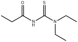 Propanamide,  N-[(diethylamino)thioxomethyl]- 结构式