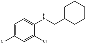 N-环己基-2,4-二氯苯胺 结构式