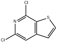 5,7-二氯噻吩并[2,3-C]吡啶 结构式