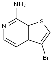 7-AMino-3-broMo-thieno[2,3-c]pyridine 结构式