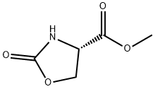 S-2-恶唑烷酮-4-羧酸甲酯 结构式