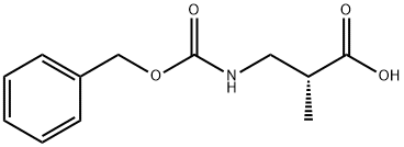 CBZ-D-3-氨基异丁酸 结构式