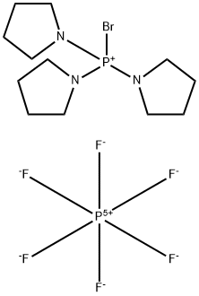 三吡咯烷基溴化鏻六氟磷酸盐 结构式