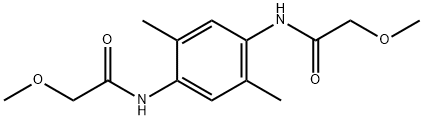 N,N(2,5-Dimethyl-1,4-phenylene)bis-2-methoxyacetamide 结构式