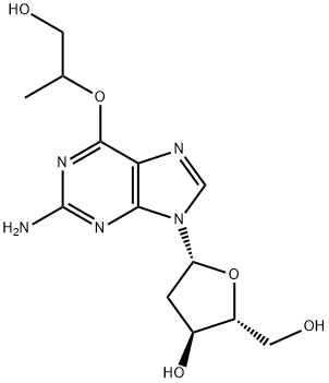 O6-(2-Hydroxy-1-Methylethyl)-2'-deoxyguanosine 结构式