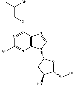 O6-(2-Hydroxypropyl)-2'-deoxyguanosine 结构式