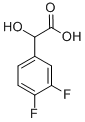 3,4-二氟扁桃酸 结构式