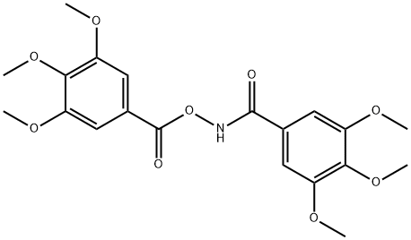 N-(3,4,5-trimethoxybenzoyloxy)-3,4,5-trimethoxybenzamide 结构式