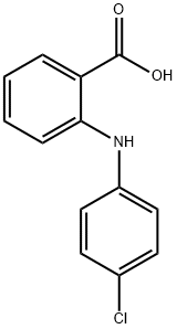 N-(4-氯苯基)邻氨基苯甲酸 结构式