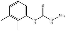 3-氨基-1-(2,3-二甲基苯基)硫脲 结构式