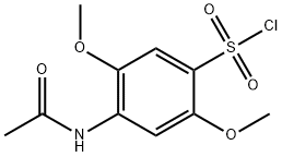 4-acetamido-2,5-dimethoxybenzenesulphonyl chloride 结构式