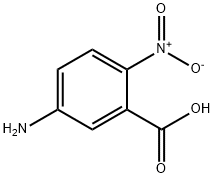 5-氨基-2-硝基苯甲酸 结构式