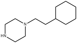 1-(2-环己基乙基)哌嗪 结构式
