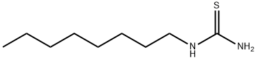 1-辛基-2-硫脲 结构式