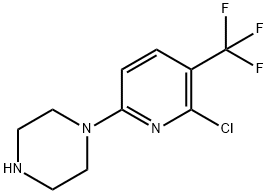 1-[6-氯-5-(三氟甲基)吡啶-2-基]哌嗪 结构式
