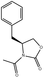 (S)-3-乙酰基-4-苯甲基-2-唑烷酮 结构式