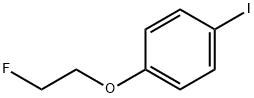 1-(2-氟乙氧基)-4-碘苯 结构式