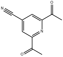 2,6-Diacetyl-4-pyridinecarbonitrile 结构式