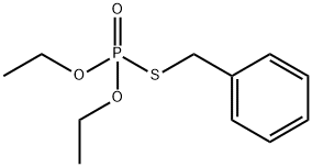 S-苄基-O,O-二乙基硫代磷酸酯 结构式