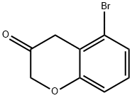5-溴-3-二氢色原酮 结构式